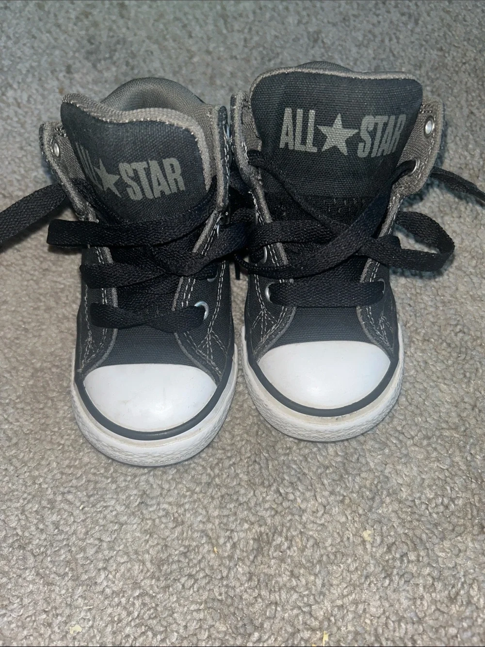 Converse Kids Black & White High-Top Sneakers